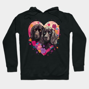 Boykin Spaniel Couple Valentine Hoodie